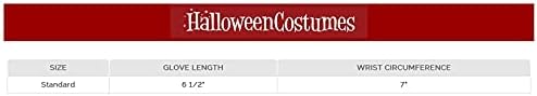 Fun Costumes Skeleton Costume Gloves for Kids Spooky Black Knit Gloves