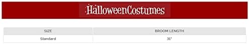 Fun Costumes Sparkly Witch Broom ST Halloween Magic