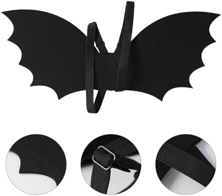 Perfect Halloween Costume for Babies - Black Bat Wing and Bow Headband