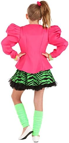 80s Halloween Valley Girl Costume for Girls Durable 80sinstantcom Party Set