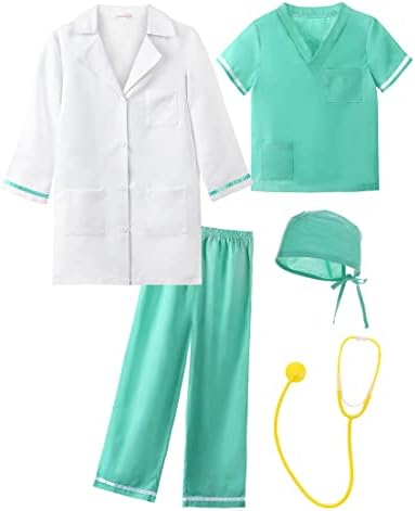 ReliBeauty Kids Doctor Costume with Accessories