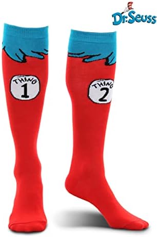 DDD Dr Seuss Thing 1 2 Socks for Kids