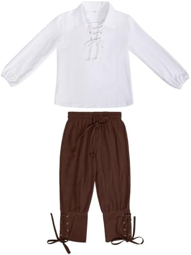 Legendary Kids Pirate Costume Set - Boys Scottish wear for Halloween