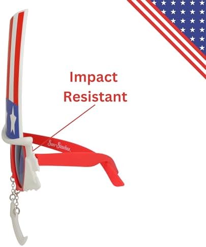 Sun-Staches Free the Spirit 4th of July Sunglasses