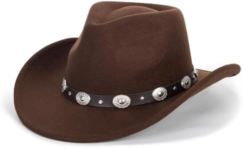 Vikodah Kids Western Cowgirl Fedora Hats
