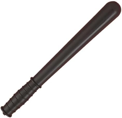 Black Plastic Police Club Costume Accessori