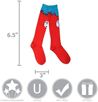 DDD Dr Seuss Thing 1 2 Socks for Kids