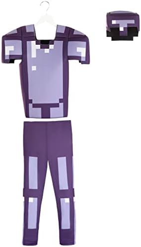 Disguise Minecraft Enchanted Diamond Armor Deluxe 46 Kids Costume