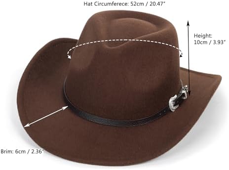 Vikodah Kids Wide-Brim cowboy hats