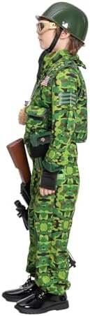 Mini Soldier Army Costume for Kids with Toy Accessories