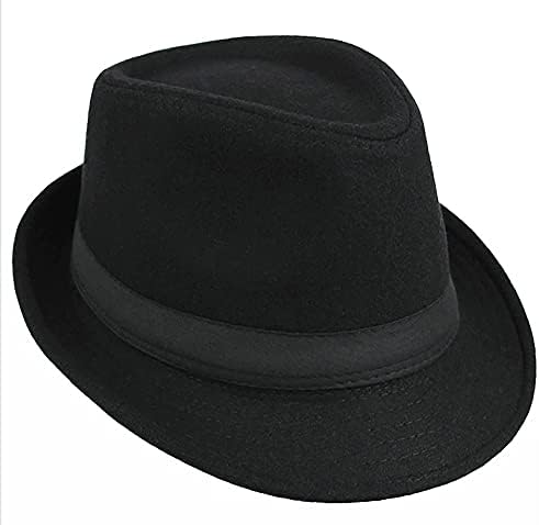 UTOWO Kids Felt Fedora Trilby Ganster Hat Boys Ages 25