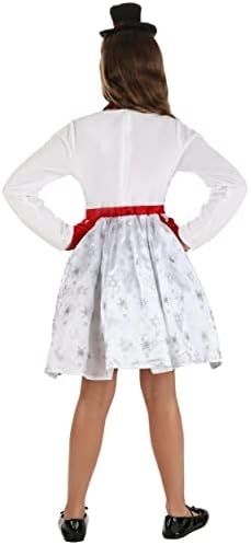 Fun Costumes - SnowGirl Costume glitter snowman dress scarf mitten set