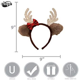 Sparking Reindeer Costume Headband