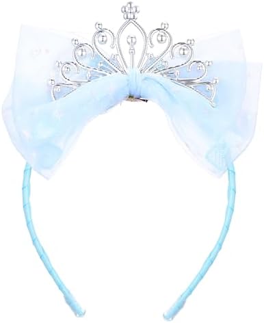 Lusofie Crown Headband Princess Tiara Hair Accessories Perfect for Girls