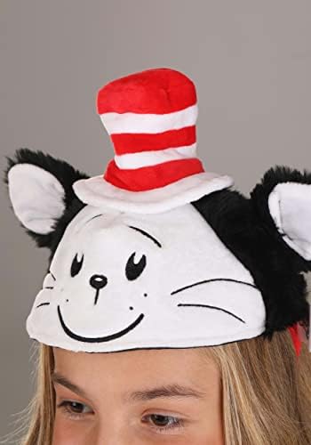 Dr Seuss Cat in the Hat Face Headband for Adults Kids