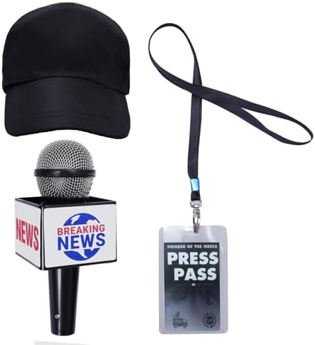 Heliltd 3-Piece Set Journalist Accessories