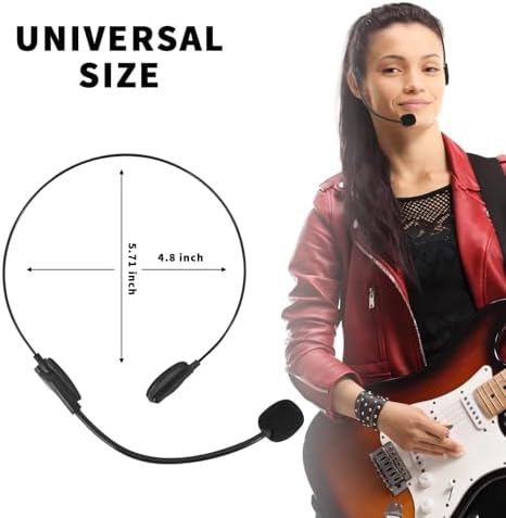 Rock Star Mic Headset Fake Microphone Cosplay Accessory Rock Star Costume