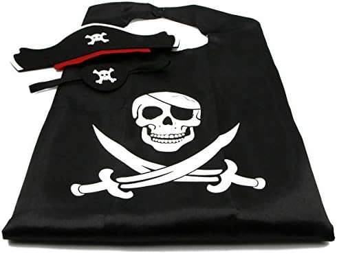 Cartoon Pirate Dress Up Satin Cape