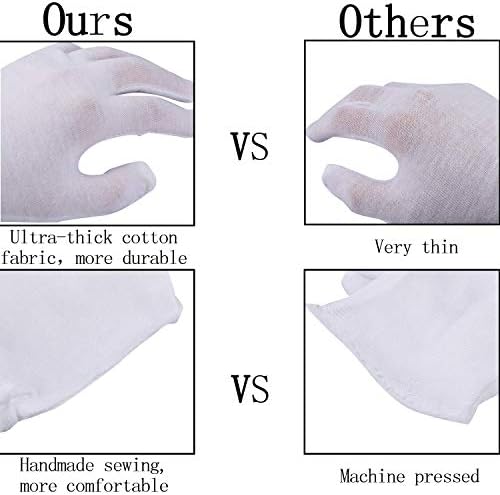 18 Pairs White Gloves Kids Halloween Costume Gloves Great Gift for Kids