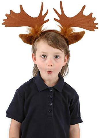 Moose Ears Antlers Costume Headband