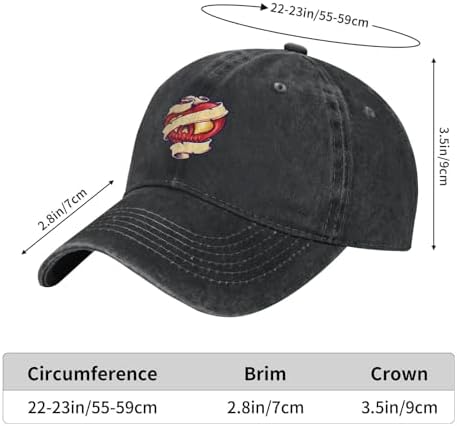 RTATBY Red Heart tape baseball cap