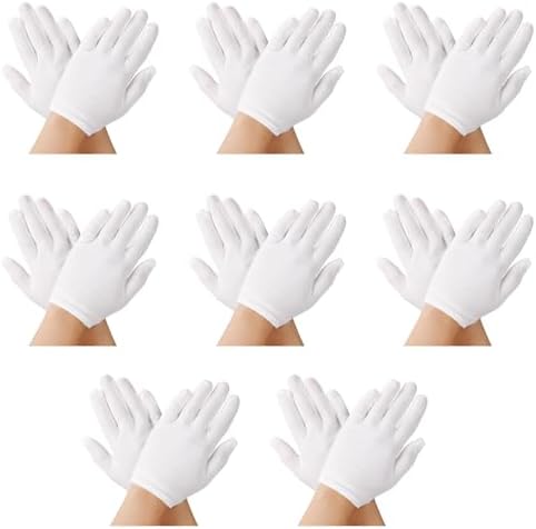 White Gloves for Kids - Stretchy Reliable