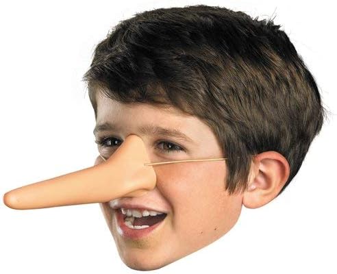 Disguise Pinocchio Nose Costume for Kids with Fun Design and Easy Application