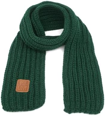 Bearun Kids Knit Scarf Cozy Winter Accessories for Kids