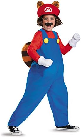 Mario Raccoon cosplay costume for boys