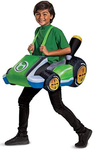 Disguise Yoshi Costume Kart Inflatable Mario Kart