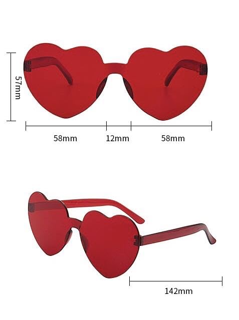 Valentines Heart Sunglasses