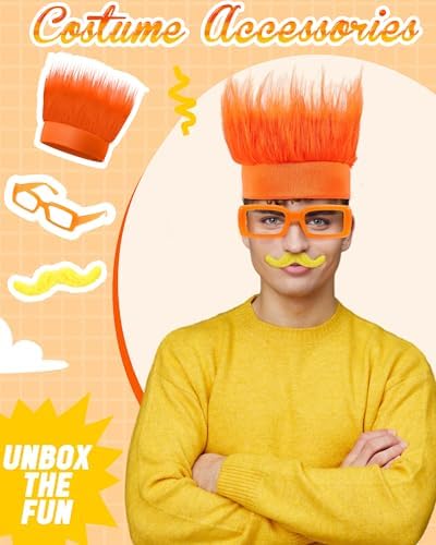 XunYee Orange Cosplay Set for Men