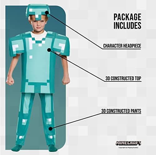 Kids Minecraft Armor Halloween Costume