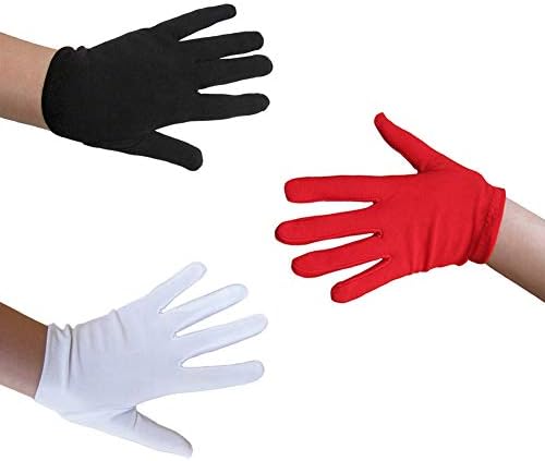 SeasonsTrading Child Halloween White Gloves - Premium Sustainable Import 81STC12100