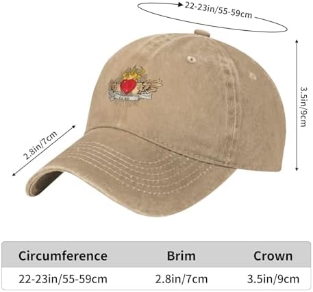 Cool Hearts and Wings Baseball Cap