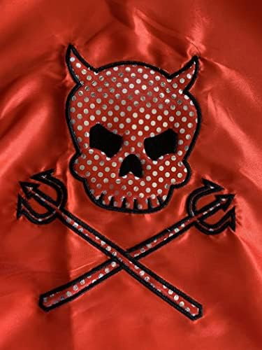 Kids Red Devil Satin Cape Halloween Recreation