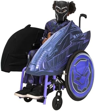 Jazwares Adaptive Black Panther Kids wheelchair costume