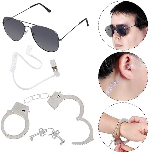 Hmxpls 4-Piece Detective Costume Accessories Set