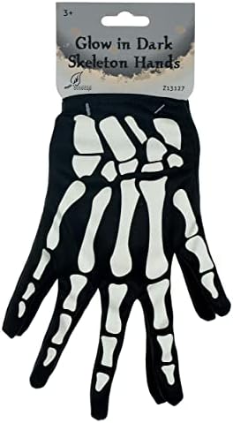 Fun Costumes Child Skeleton Glow In The Night Gloves Halloween Party