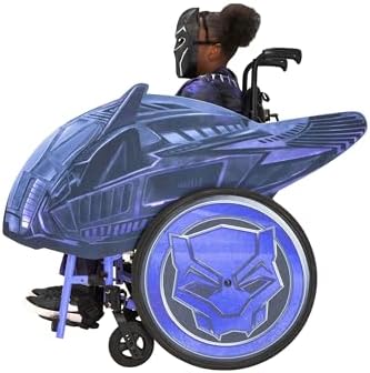 Jazwares Adaptive Black Panther Kids wheelchair costume