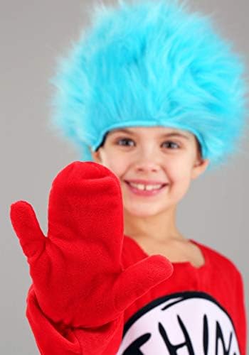 Dr Seuss Thing 1 Thing 2 Costume - X-Large - Red