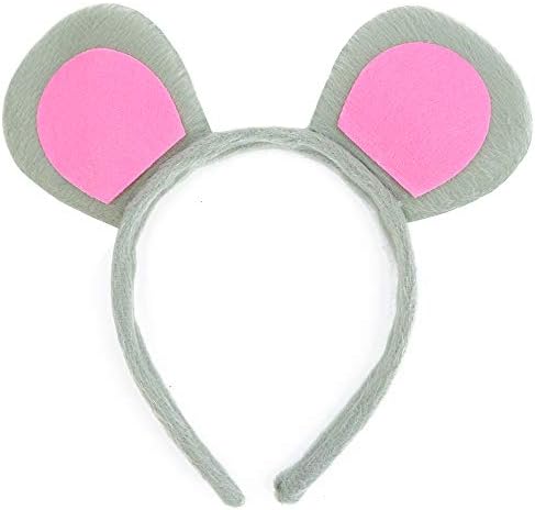 Skeulateen Mouse Costume Accessories - Ears Bow Tie and Tail for Toddlers