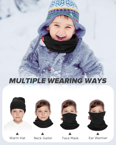 Aegend Kids Neck Warmer 2 Pack