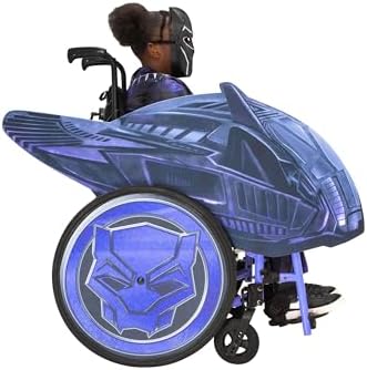 Jazwares Adaptive Black Panther Kids wheelchair costume