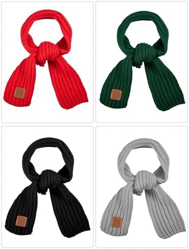 Knitted Winter Scarves for Kids