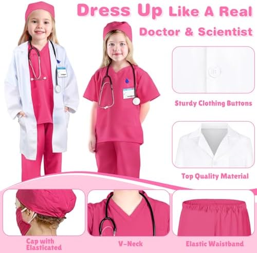 GIFTINBOX Kids Doctor Costume for Kids