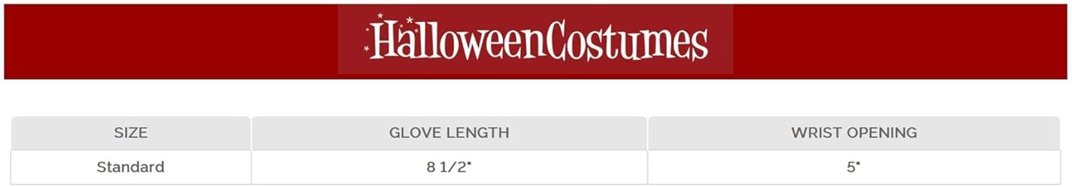Fun Costumes Skeleton Fingerless Gloves for Kids