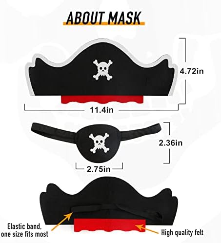 Cartoon Pirate Dress Up Satin Cape