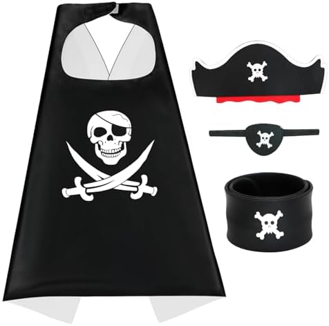Mizzbraco Kids Pirate Role-Play Cape