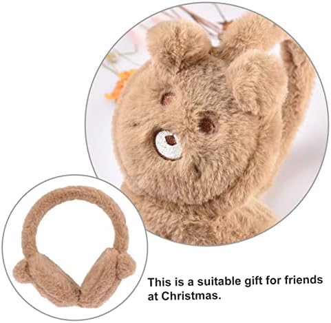 Adorable Cartoon Ear Warmer with Soft Muff for Winter